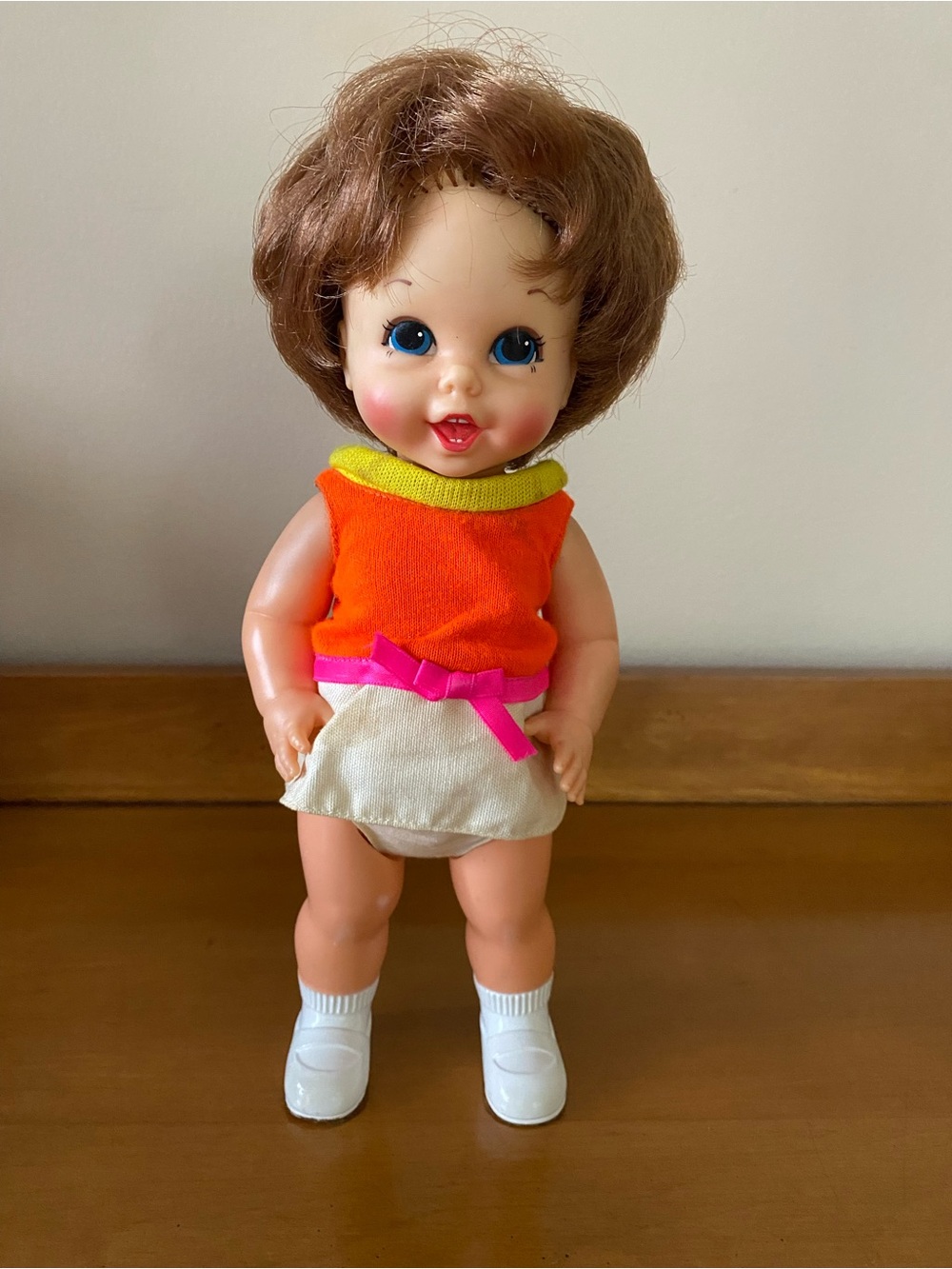 Vintage Doll Baby Small Walker Doll By Mattel 1967